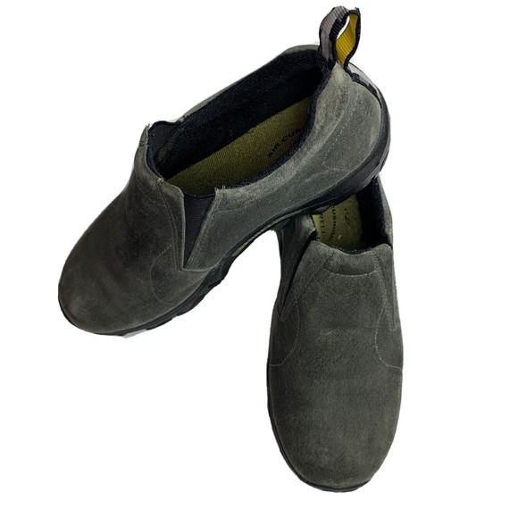 Merrell Comfort Shoes Jungle Moc Slip on Green Suede US Youth 5 Womens US 5.5M - Picture 5 of 12